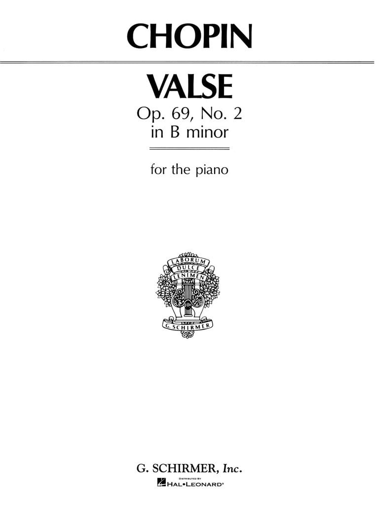 Waltz, Op. 69, No. 2 in B Minor (Posthumous)
